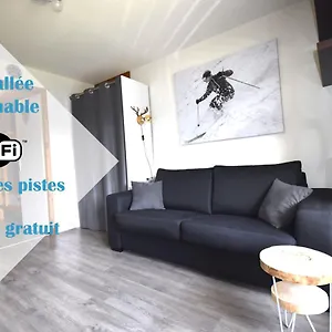  Appartement Au Pied Des Pistes B31, Chaleureux 4 Pers, Vue Sur La Vallée Imprenable Avec Wifi, Draps Non Compris