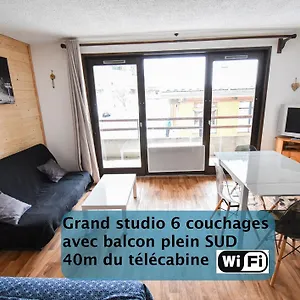  Appartement Le Relai S34 - Grand Et Lumineux Avec Coin Montagne 4-6 Pers, 50m Des Pistes, Grand Balcon Exposé Sud, Draps Non Compris