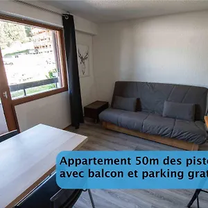  Appartement Les Cimes, Chaleureux 4 Pers, 50m Du Télécabine, Vue Dégagée Sur Les Pistes, Draps Non Compris